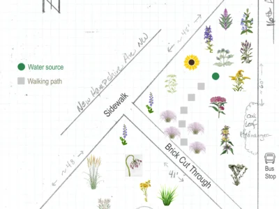 Triangle 146 planting plan