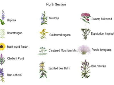 North Section plant key